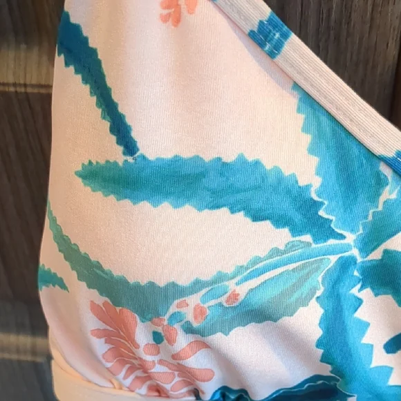 Carve Designs Pink and Blue Bikini with Tropical Print - Picture 4 of 5